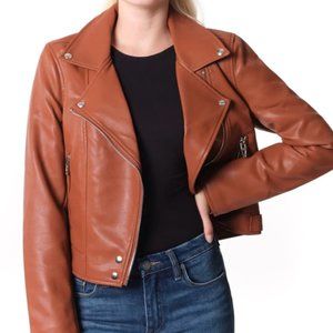BLANKNYC - Good Vibes Faux Leather Moto Jacket NWOT